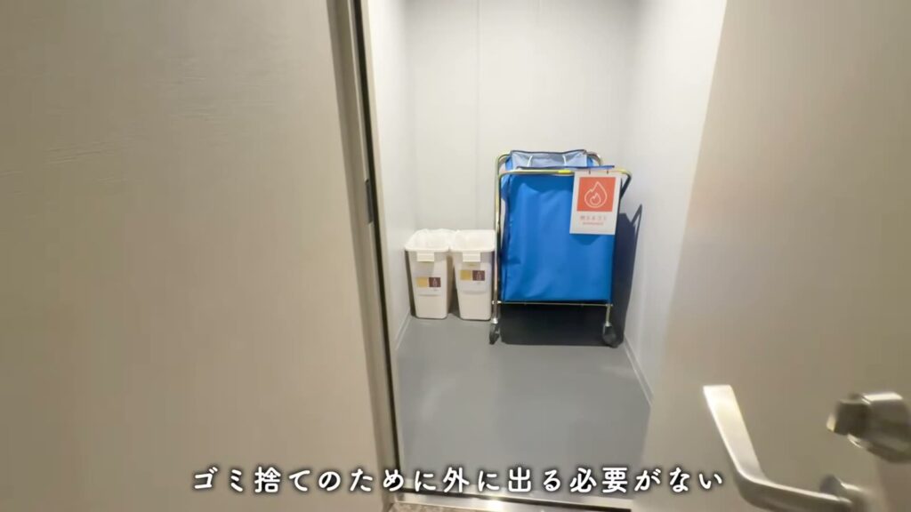 THE TOWER HIRAKATA 1LDKの各階のゴミ置き場