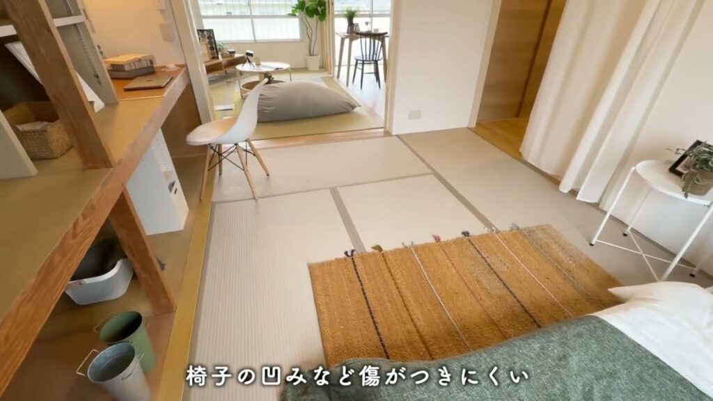 岩成台団地 1LDKのカラー畳