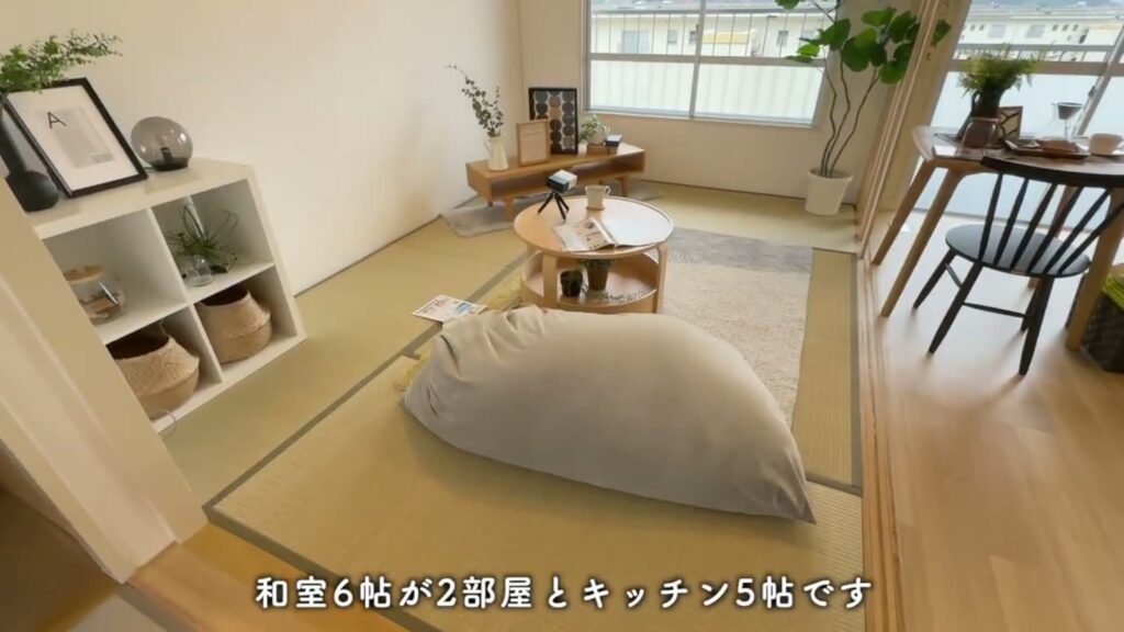 岩成台団地 1LDKの和室6帖