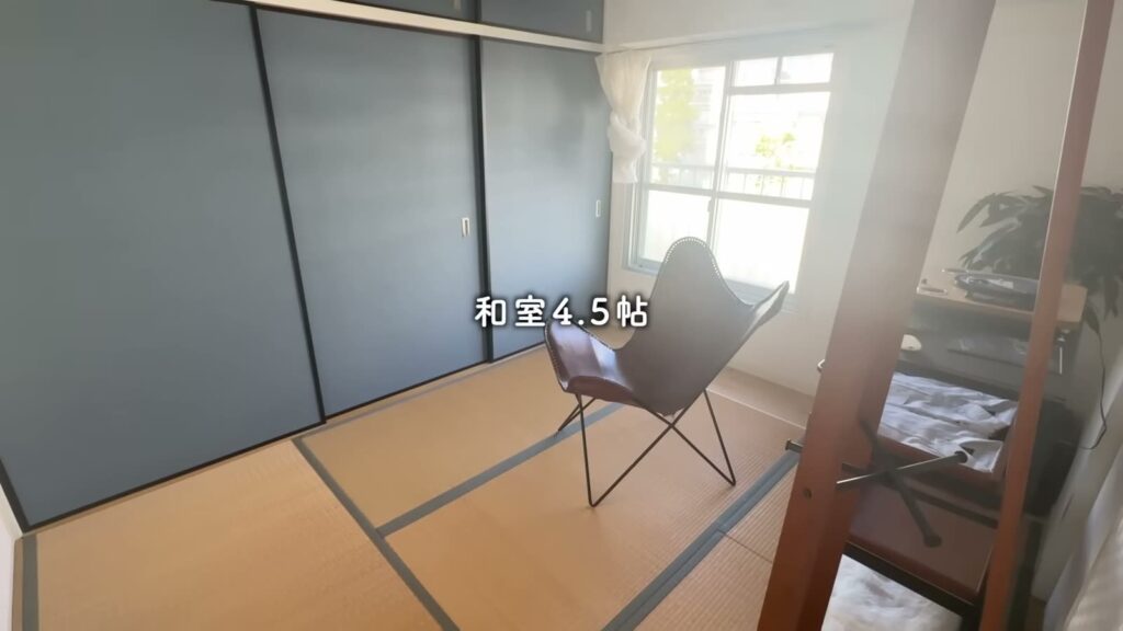 香里団地-香里E地区 2DKの和室4.5帖