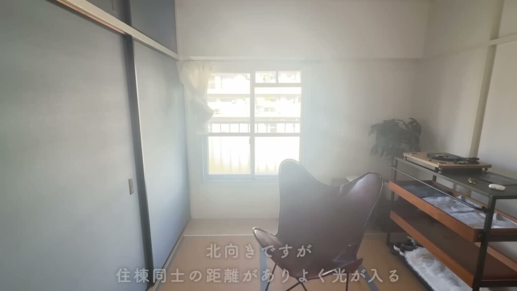 香里団地-香里E地区 2DKの北向きの窓