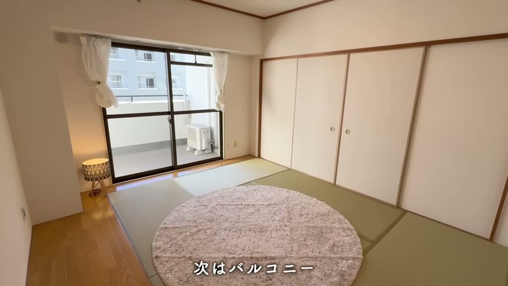 幕張ベイタウンパティオス7番街 3LDKの和室の窓側