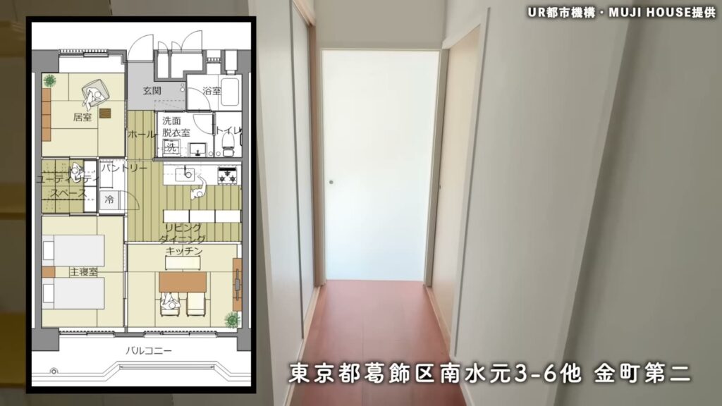 金町第二 2LDKの間取り図
