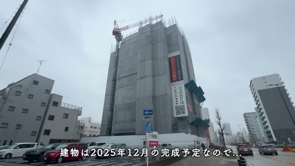 マストスクエア千種神田町 3LDKの建築中の建物