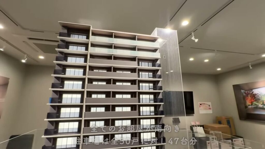 マストスクエア千種神田町 3LDKの建物模型