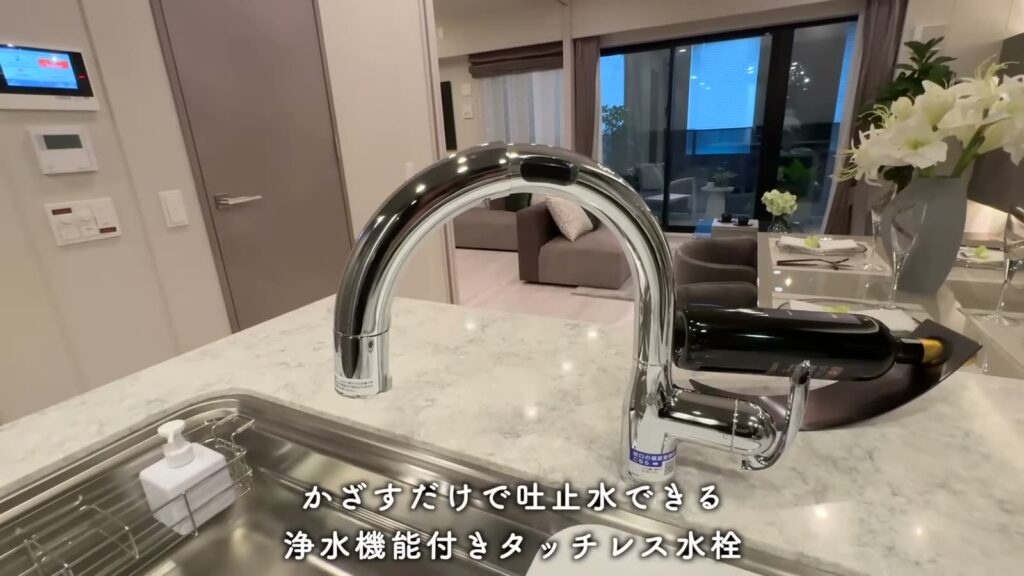 マストスクエア千種神田町 3LDKのタッチレス水栓