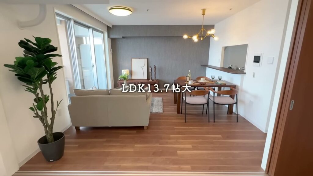アクアタウン納屋橋 2LDKのLDK