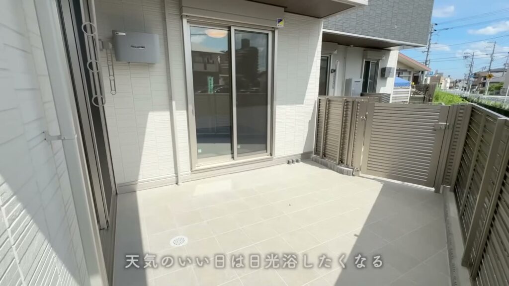 Sakura Terrace 1LDKの専用庭