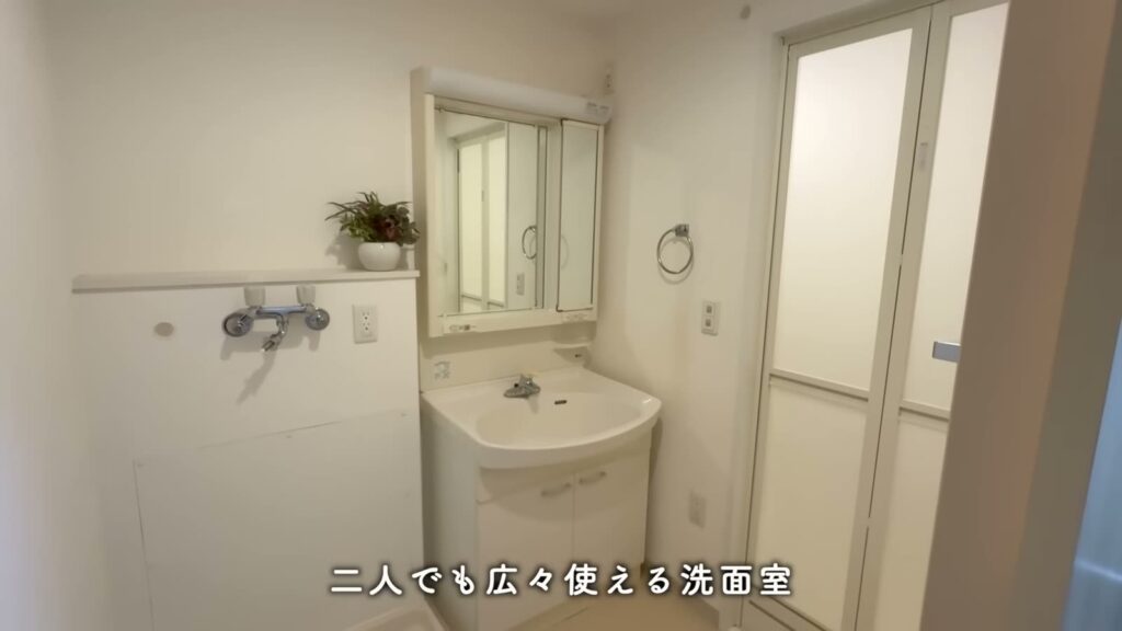 コンフォール上野台 2LDKの洗面室
