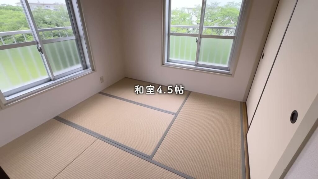 取手井野団地 3K+SFの和室4.5帖