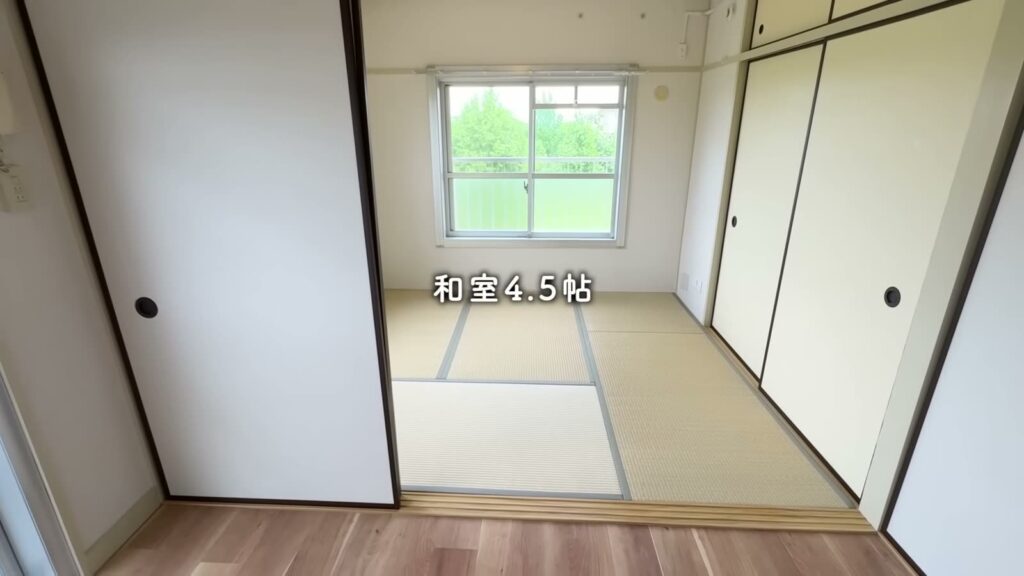 取手井野団地 3K+SFの和室4.5帖