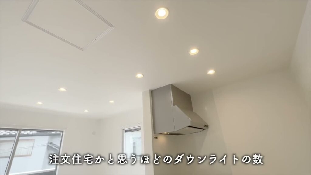 セミデタッチドハウス朝美 1LDKのダウンライト