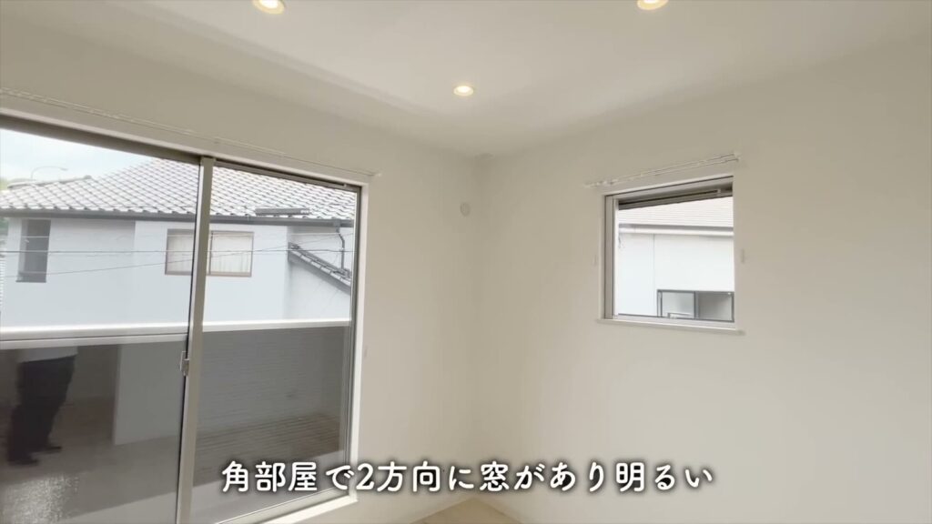 セミデタッチドハウス朝美 1LDKの窓