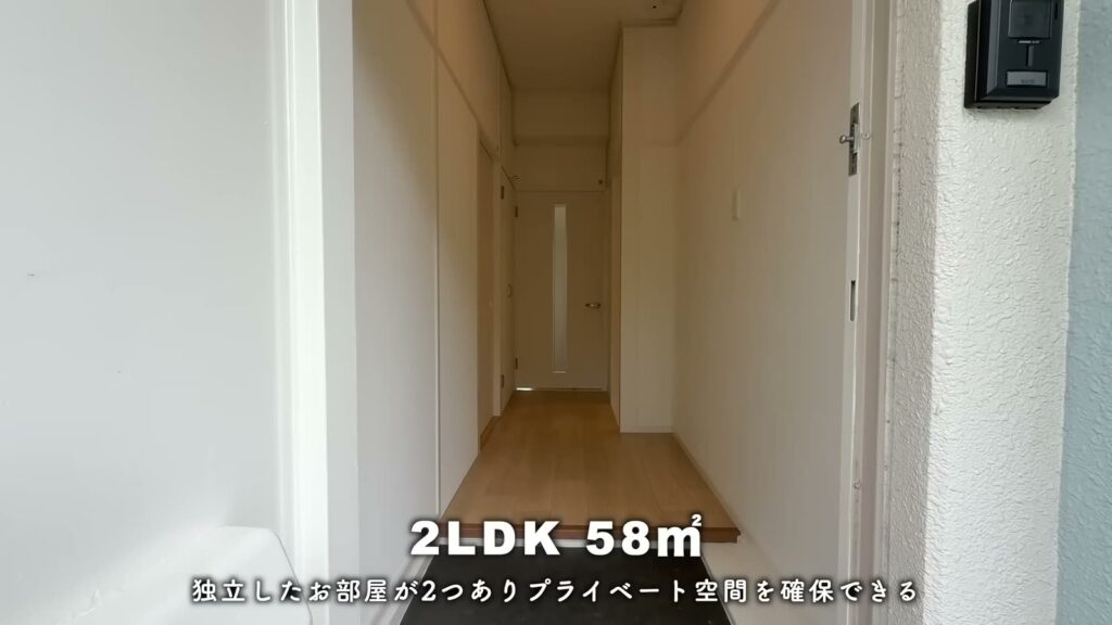 南港しらなみ 2LDKの玄関