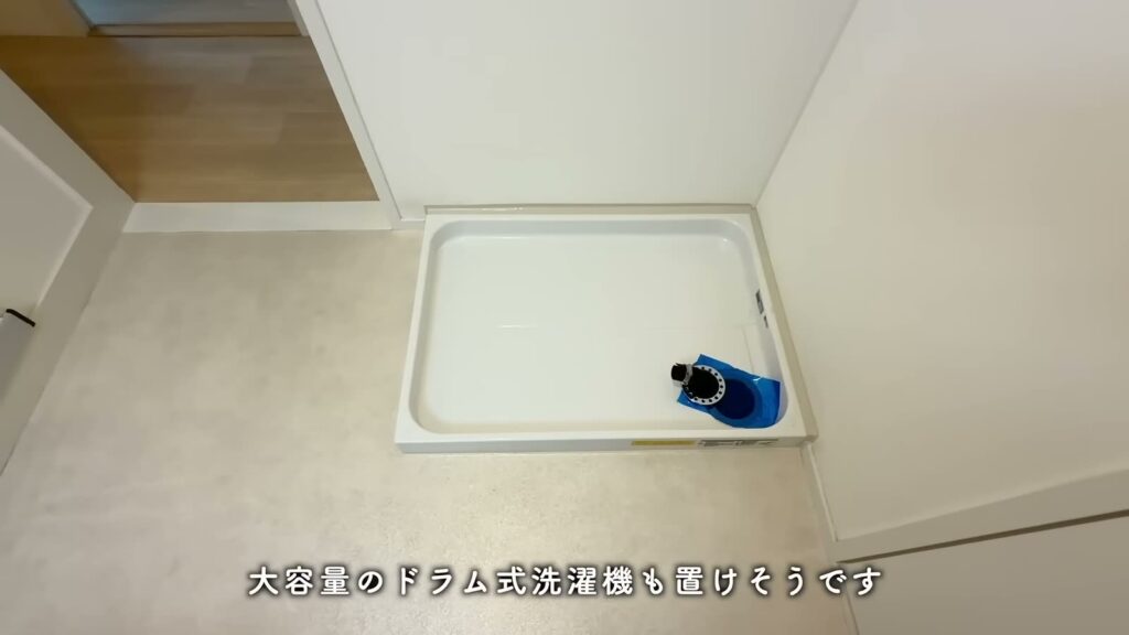 南港しらなみ 2LDKの洗濯機置き場