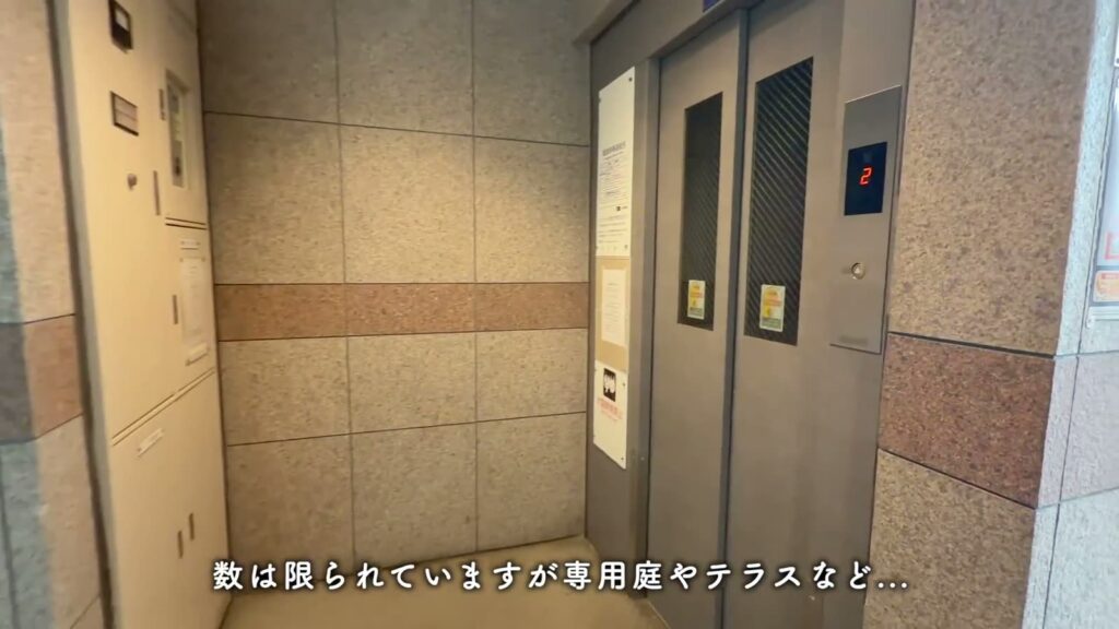 アーバンラフレ志賀 2LDKのエレベーターホール
