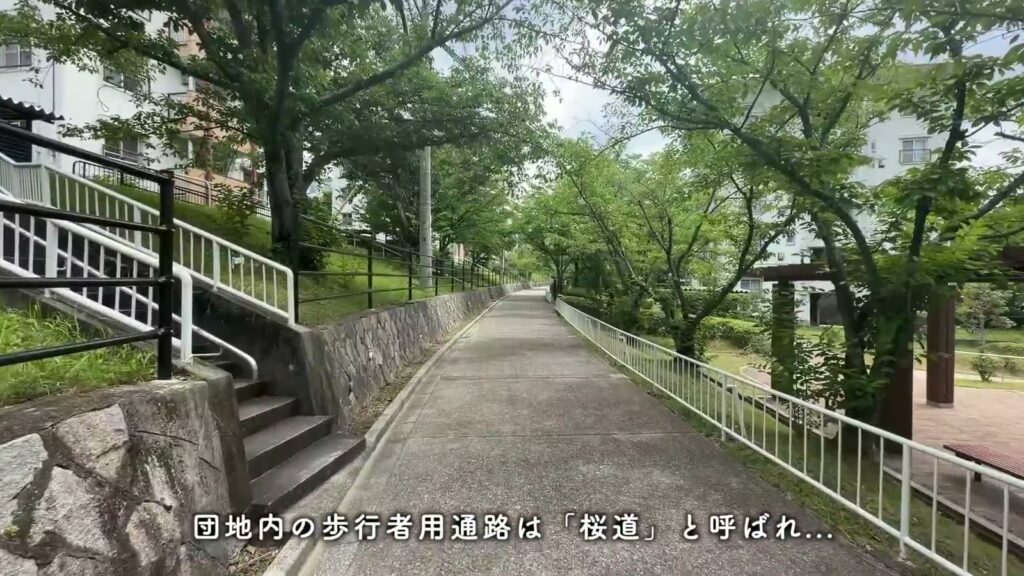 中登美第3 3DKの桜道
