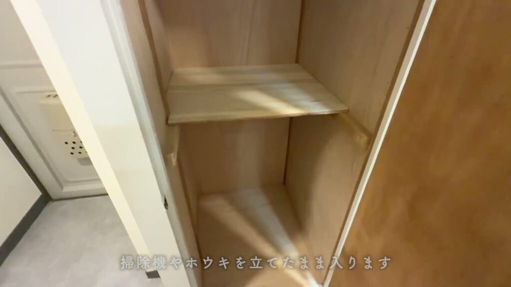 中登美第3 3DKの背面の収納