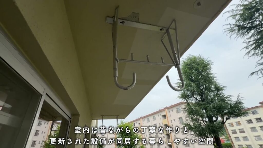 中登美第3 3DKの物干し金具