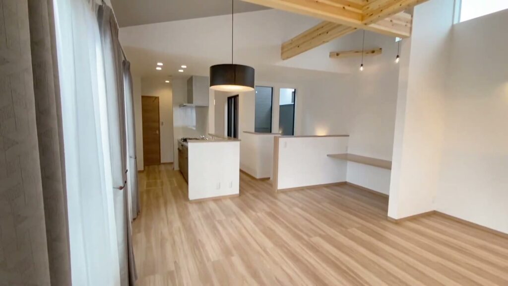 ラフィネフォート寝屋川 葛原新町6号地 3LDKのLDとキッチン