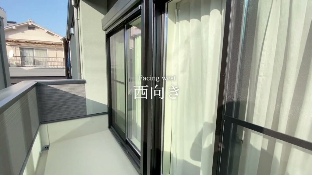 ラフィネフォート寝屋川 葛原新町6号地 3LDKの西向き