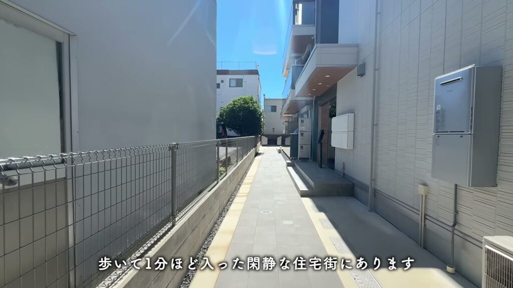 オリーブ東雲本町 ワンルームのアプローチ