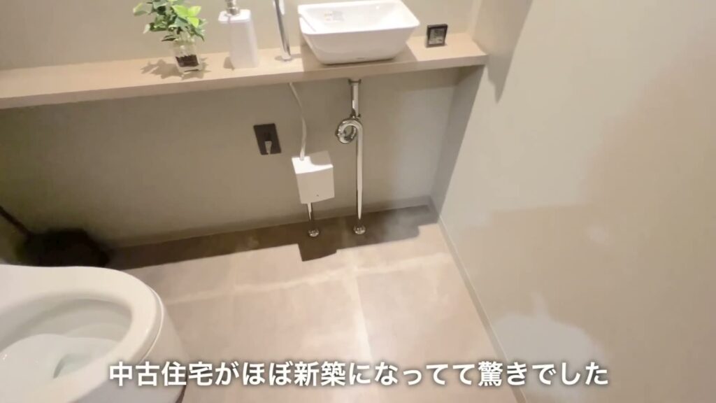 1LDKのトイレのカウンター