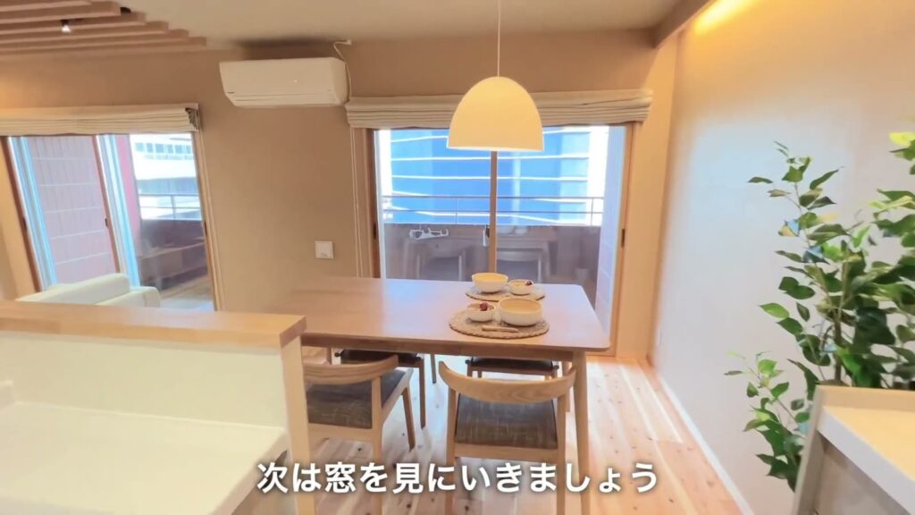 1LDKのダイニング