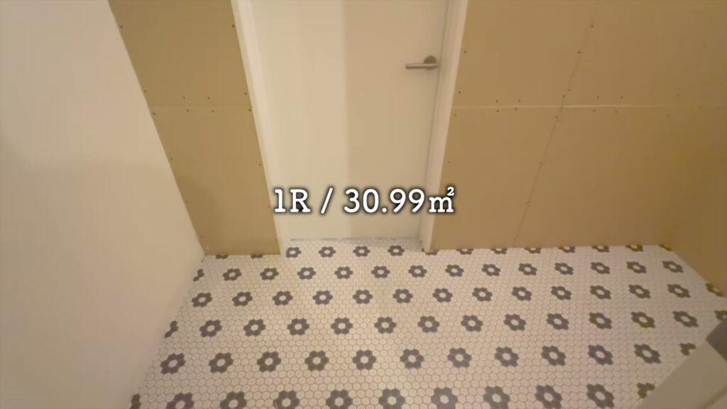 1Rの玄関土間