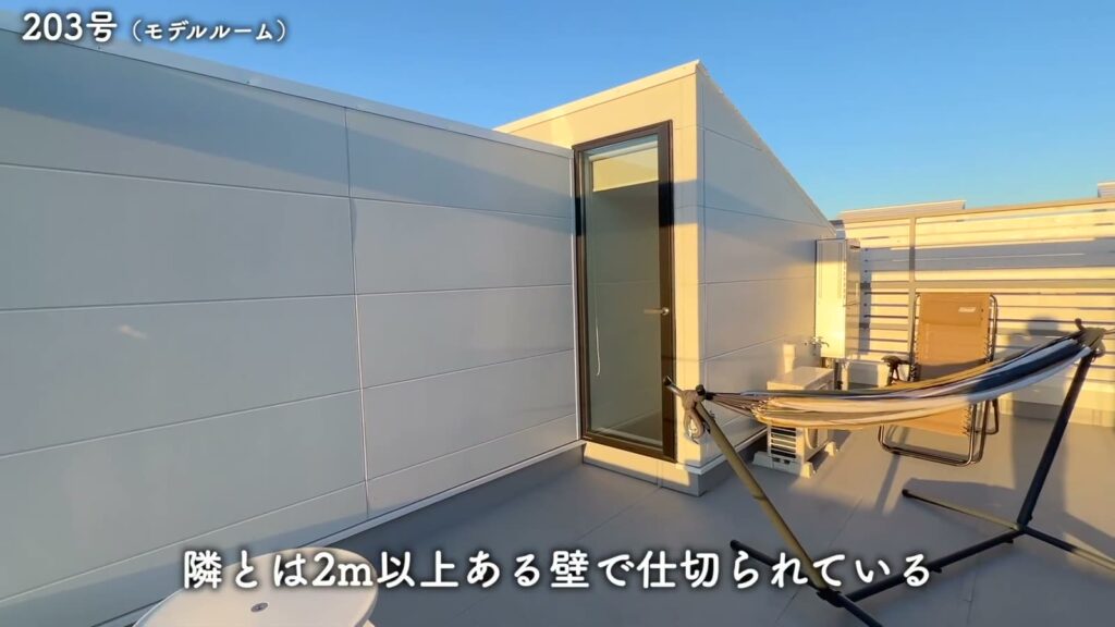 The Terrace Shonan Tsujido 1Kの仕切りの壁