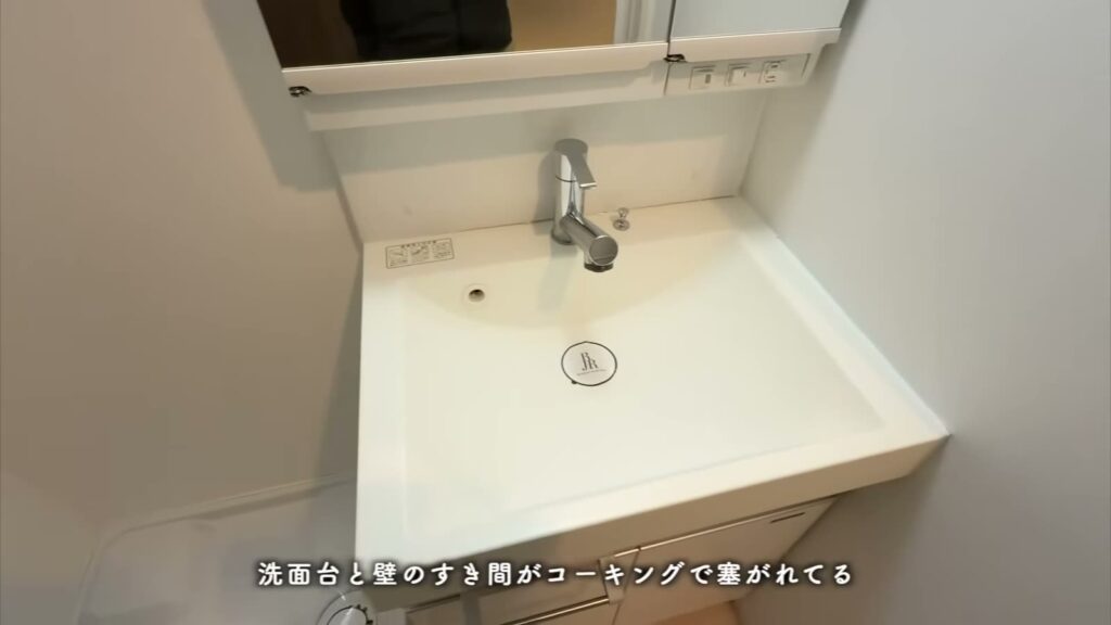 RJR大橋東 1Kの洗面ボウル