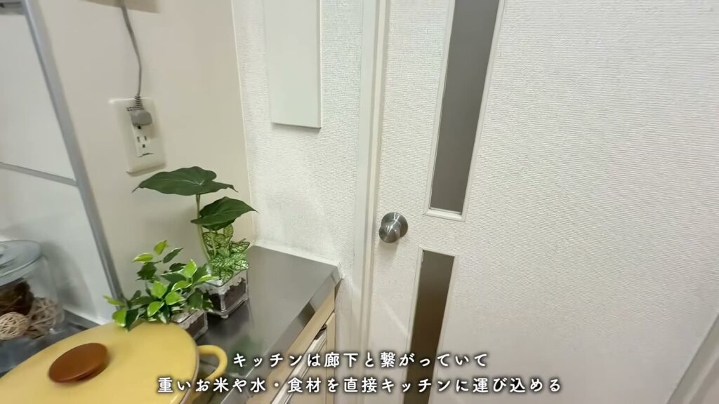 神宮東パークハイツ 3LDKの廊下側の扉