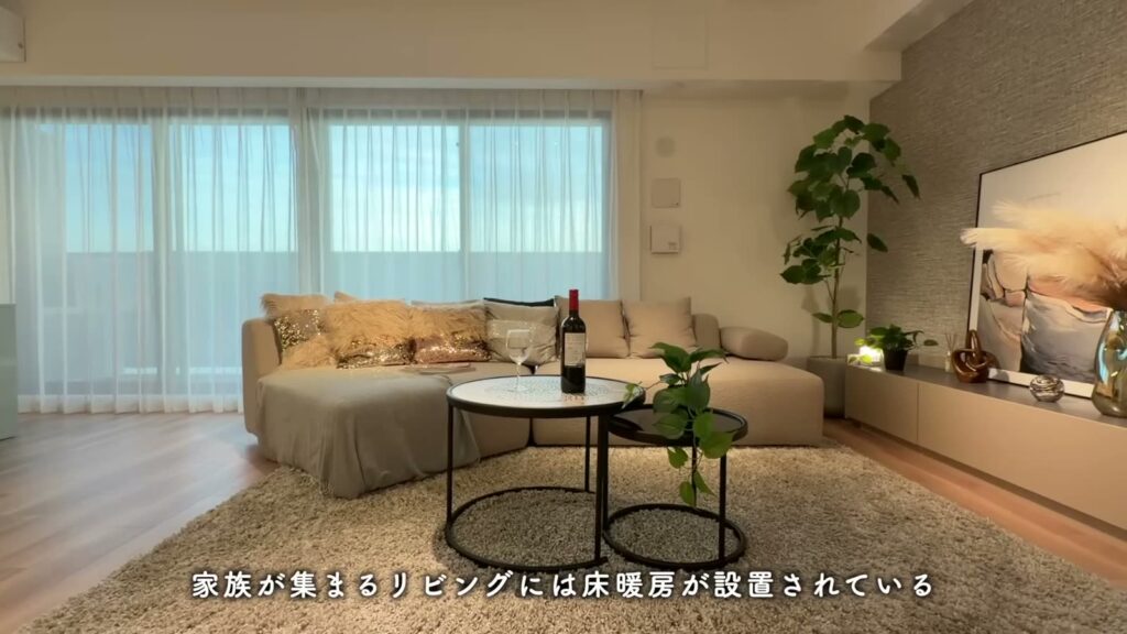 レ・ジェイド南港 3LDKのリビング