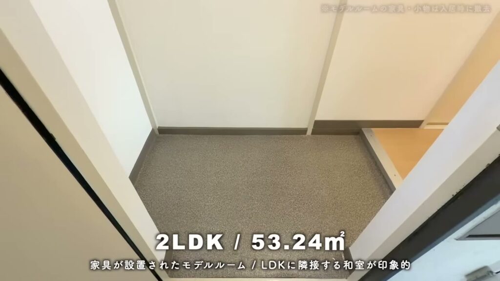 尾上団地 2LDKの玄関