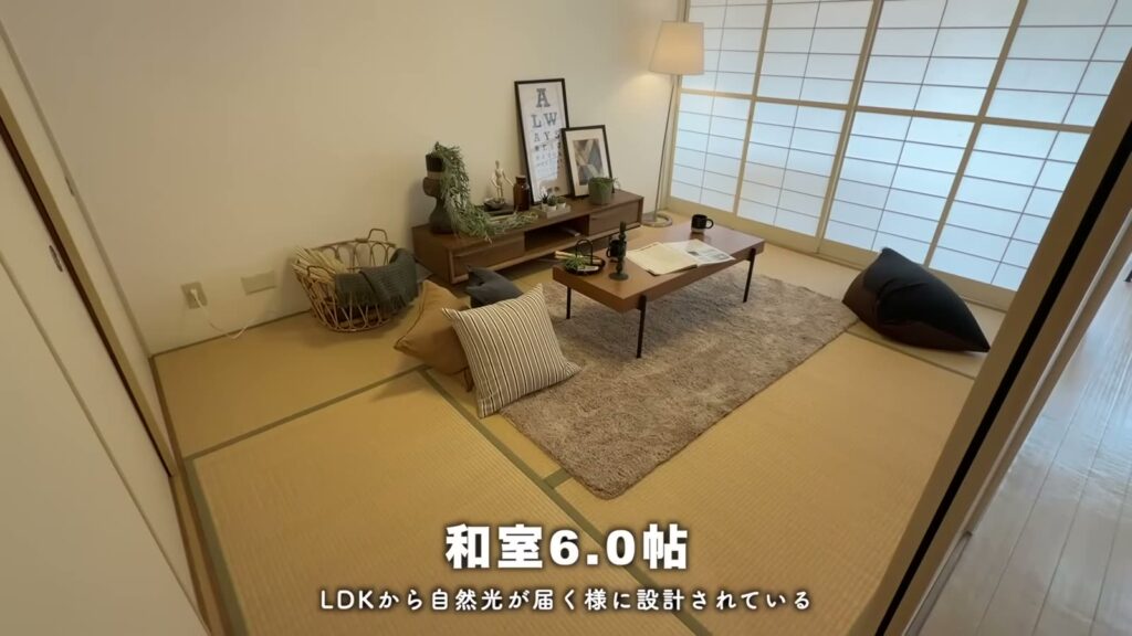 尾上団地 2LDKの和室6帖