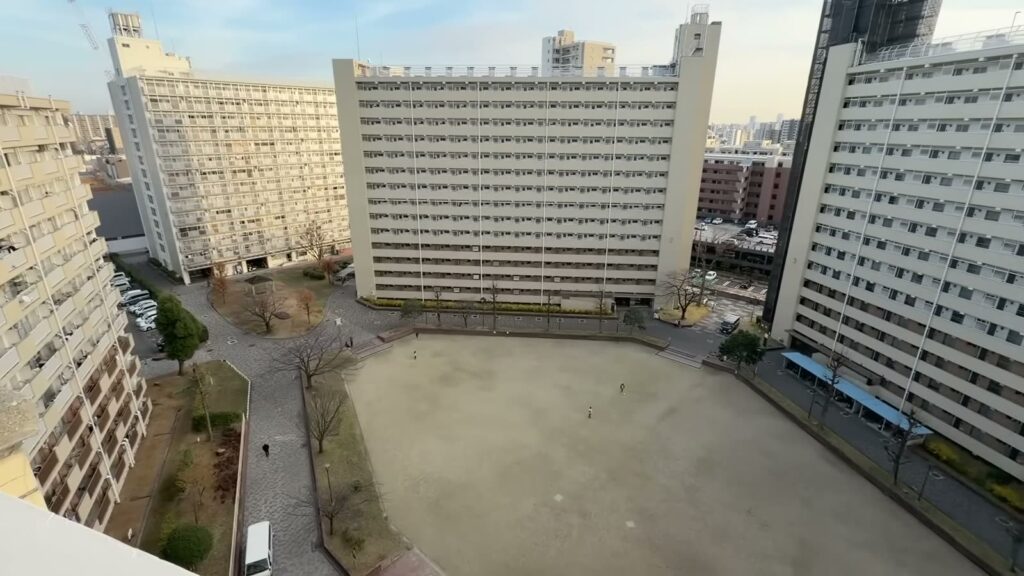 尾上団地 2LDKの12階からの眺め