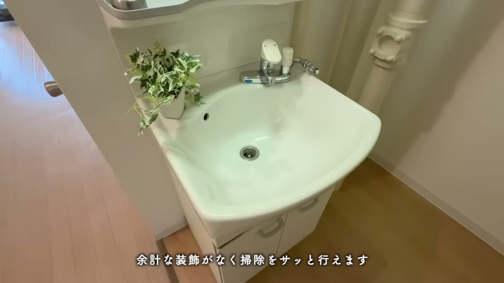 尾上団地 2LDKの洗面台