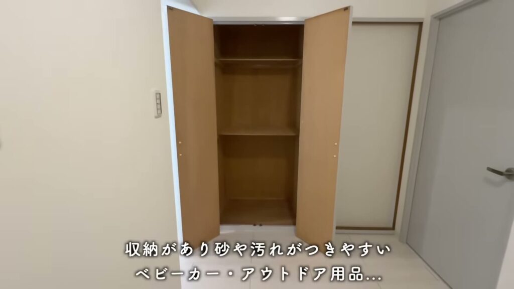 洛西竹の里 3LDKの玄関収納