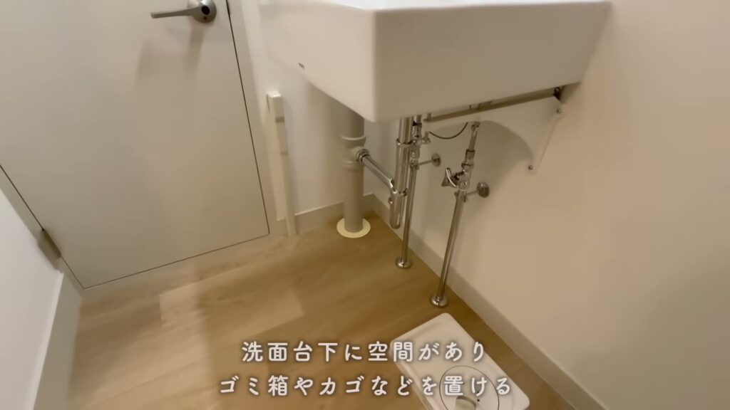平城第2団地 2DKの洗面台の下