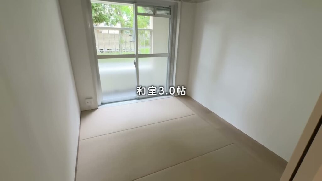 平城第2団地 2DKの和室3帖