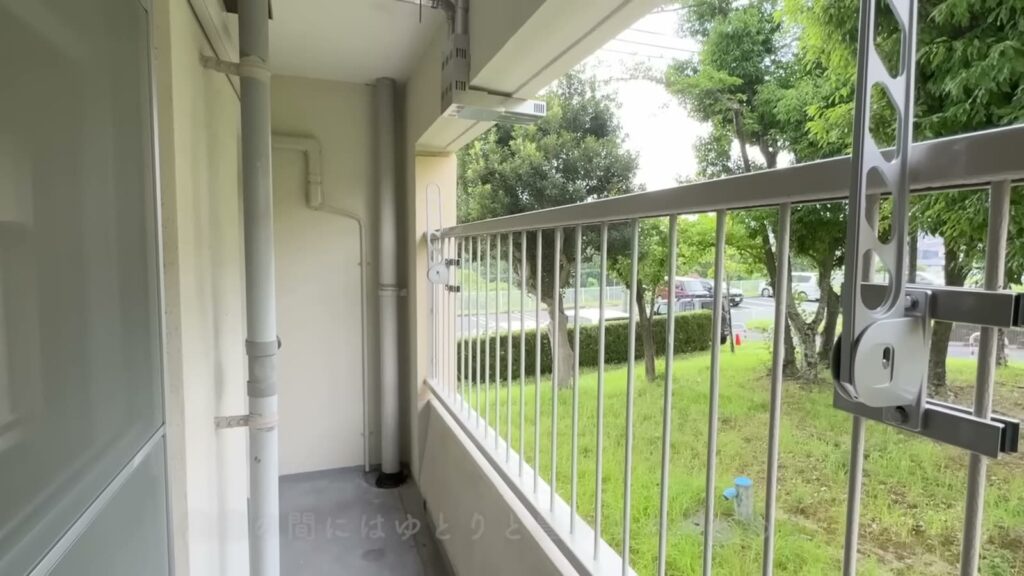 平城第2団地 2DKの物干し金具