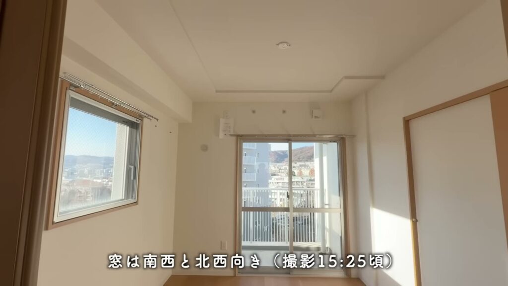 アルビス緑丘 2DKの洋室の窓