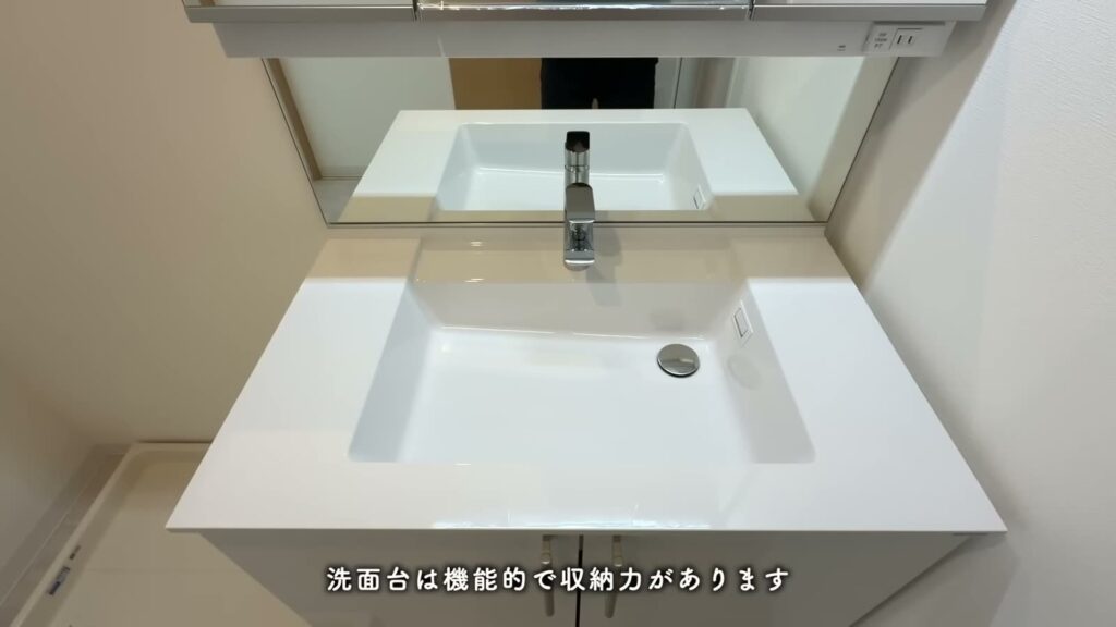 ハートアイランド新田四番街 3LDKの洗面台