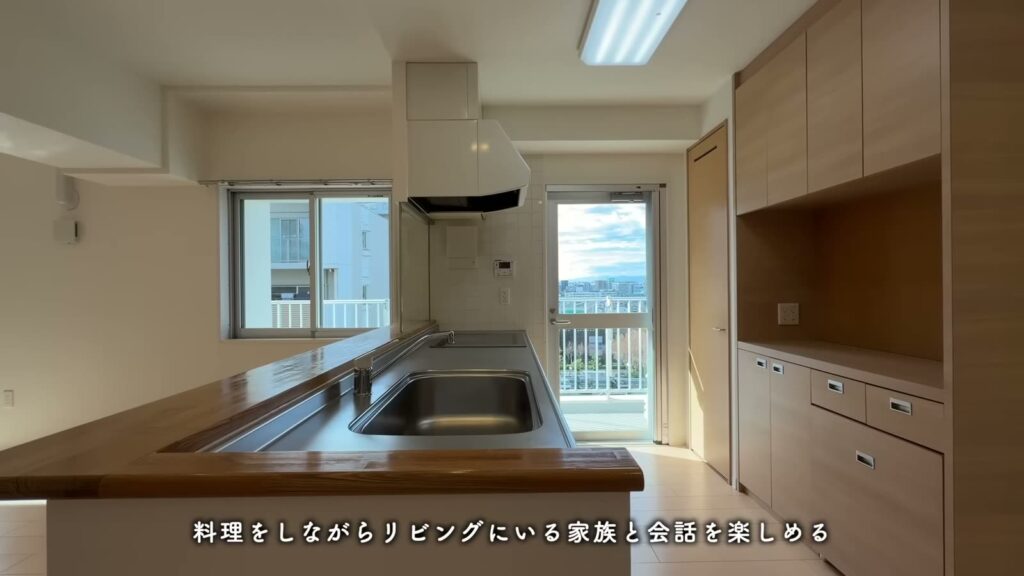 ハートアイランド新田四番街 3LDKのキッチン全景