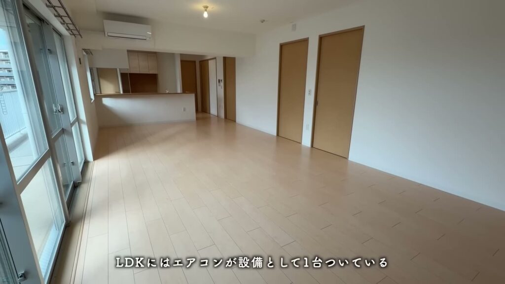 ハートアイランド新田四番街 3LDKのLDKのエアコン