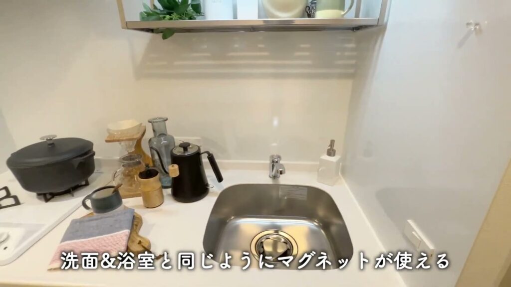 RJRプレシア江坂駅前 1Kのシンクとコンロ