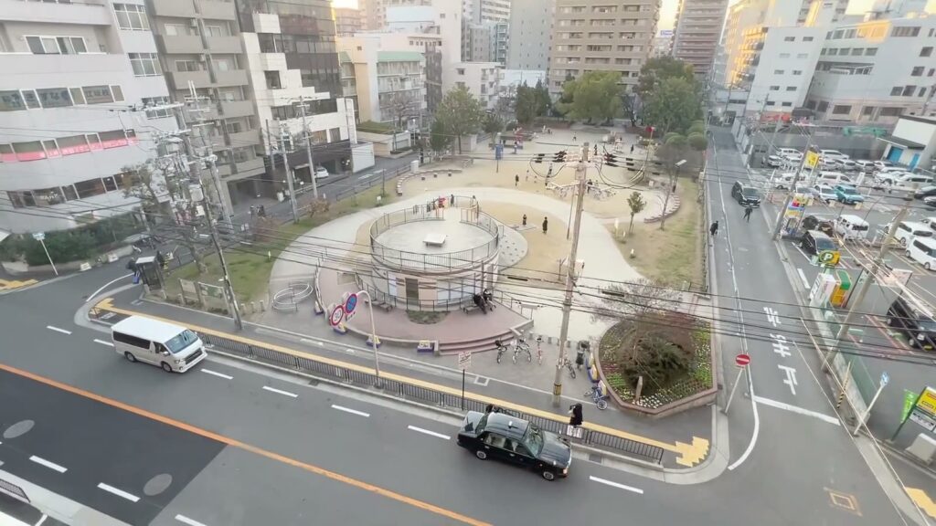 RJRプレシア江坂駅前 1Kの公園の眺め