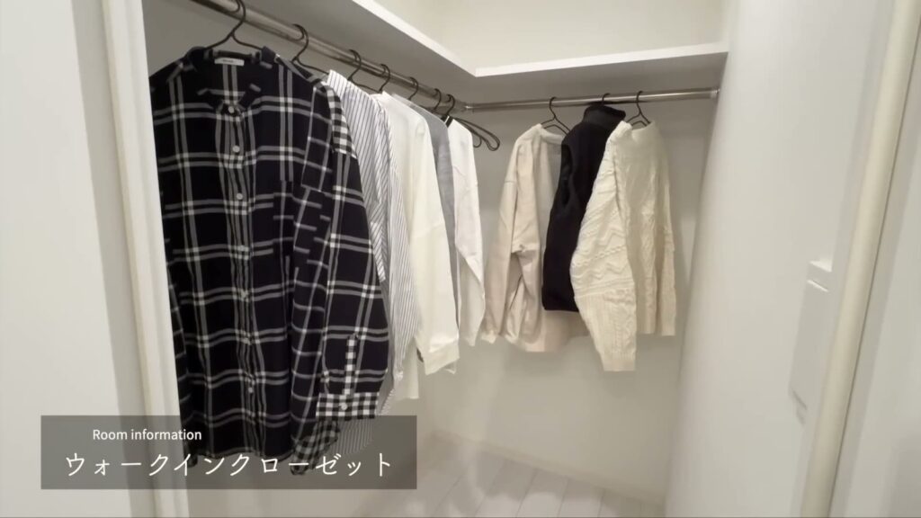 プレシア高砂 1LDKのWICの入口
