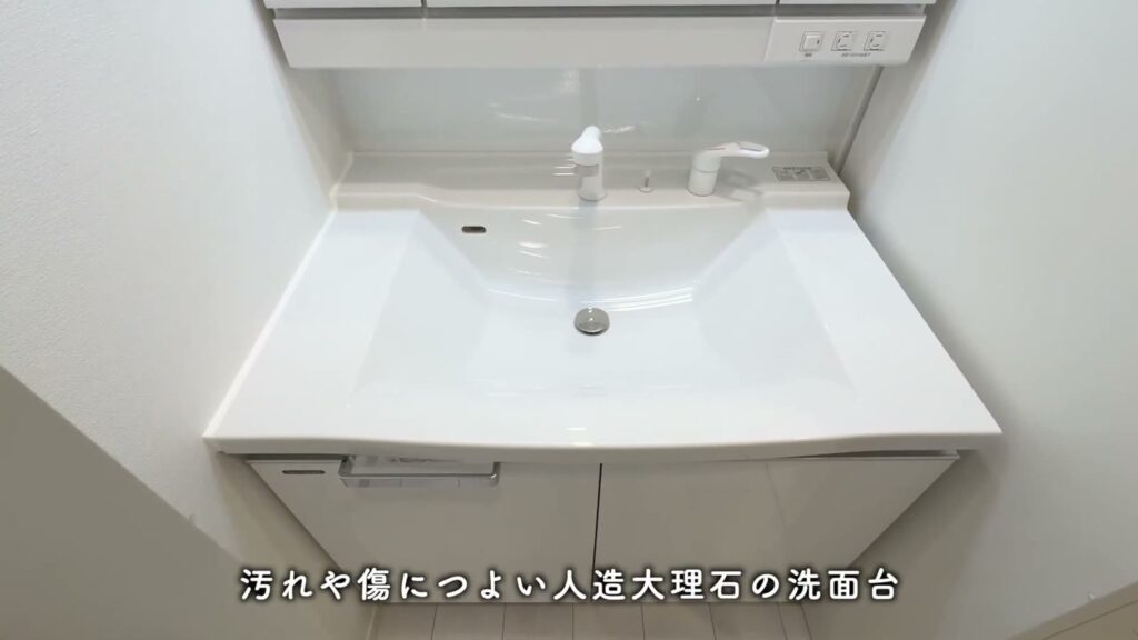 RJRプレシア高砂 2SLDKの洗面台