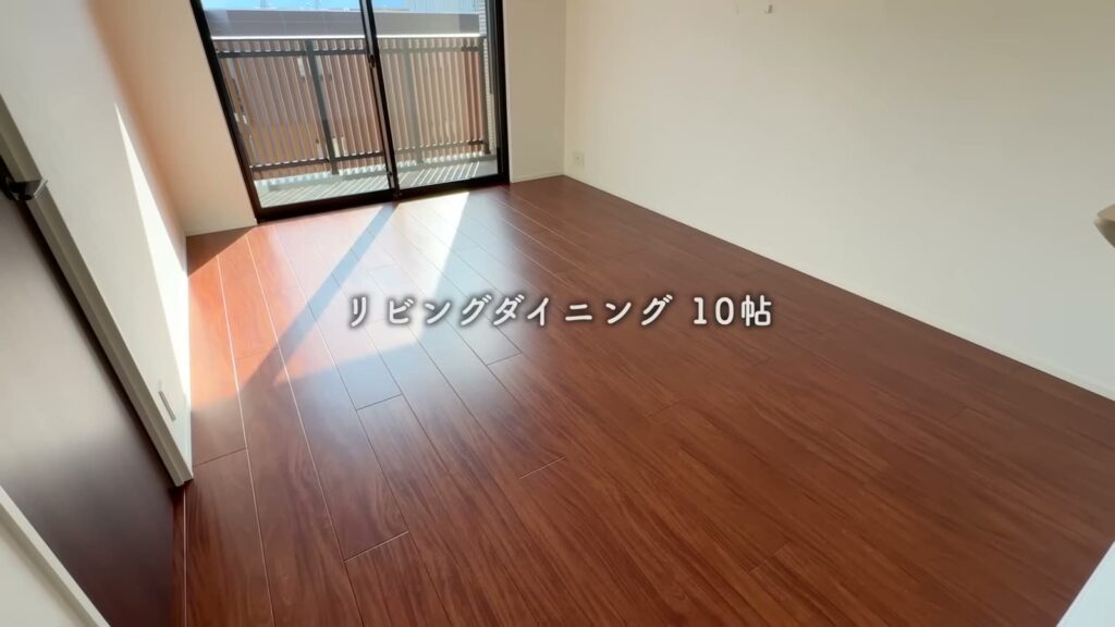 RJRプレシア六本松 2LDKのリビングダイニング